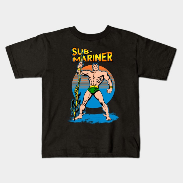 Namor V1 Kids T-Shirt by OniSide